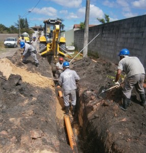 Implantação do sistema de esgotamento sanitário em Ponta da Fruta, Barra do Jucu, Interlagos e Morada do Sol, em Vila Velha.