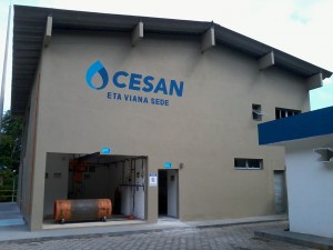 Estação de Tratamento de Água Viana Sede entregue este ano à população do município.