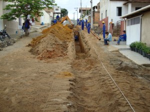 Serão construídos mais 33,8 quilômetros de redes coletoras de esgoto.