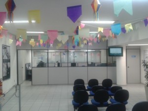 Escritório de atendimento em Vitória.