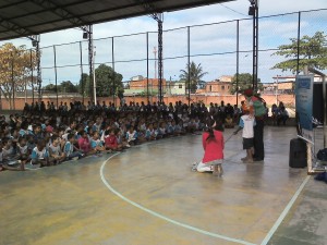 Alunos participam de atividades e conhecem o programa Se Liga na Rede