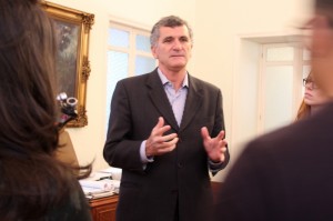 "A Cesan está entre as cinco melhores empresas de saneamento do Brasil", contou Paulo Ruy. Créditos: Danniely Zanotti