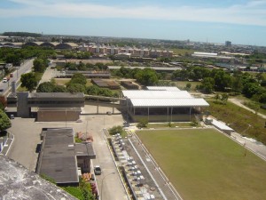 Reservatório enterrado da ETA Carapina.