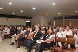 As lideranças encheram o auditório para debater coma Cesan.