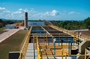 Estação de Tratamento de Esgoto (ETE) Manguinhos. 