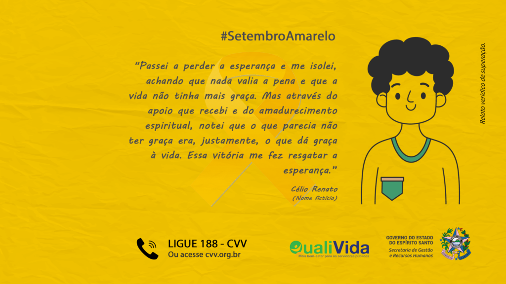 Setembro Amarelo e a valorização da vida | Cesan